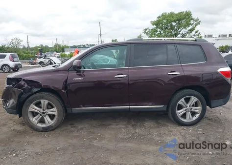 2013 Toyota Highlander Limited V6 from USA, damaged, VIN 5TDDK3EH1DS275763
